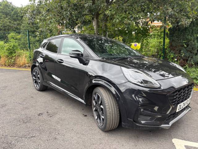 Ford Puma 1.0T EcoBoost MHEV ST-Line X DCT Euro 6 (s/s) 5dr SUV Hybrid Black